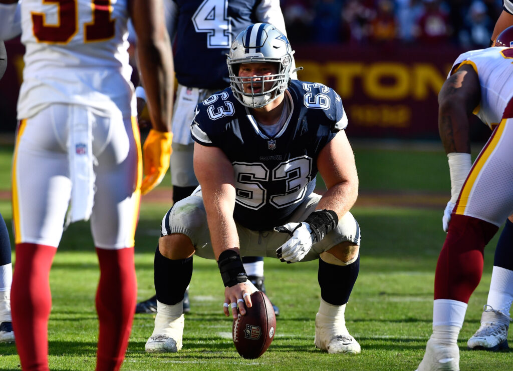 Cowboys injury news: Tyler Biadasz initial diagnosis high-ankle sprain -  Blogging The Boys