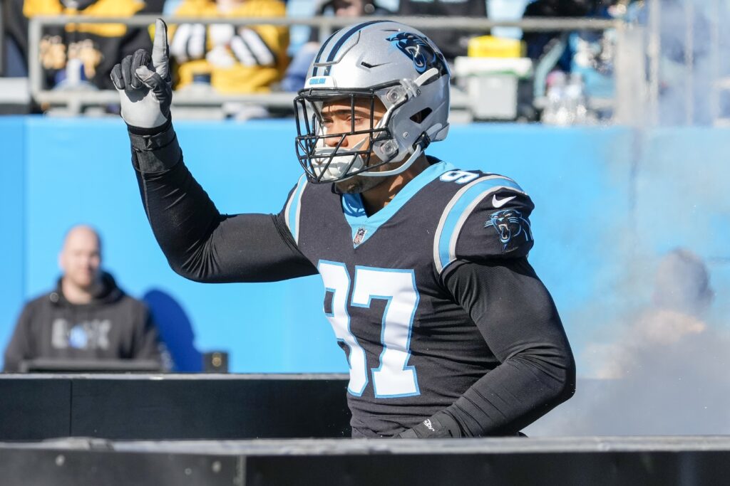 Panthers' Yetur Gross-Matos sees position switch to outside linebacker as  'breath of fresh air'