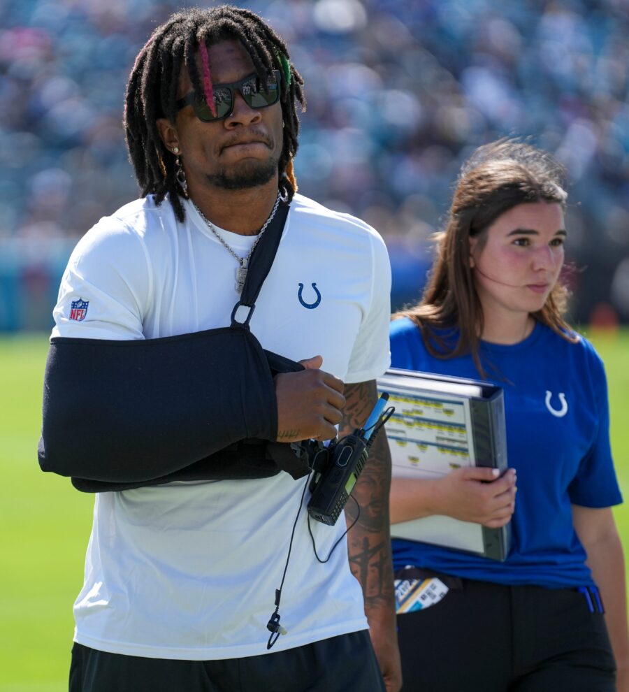 Colts QB Anthony Richardson Starting To Throw Again