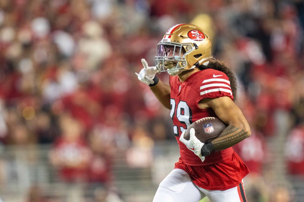 In-game Reserve/PUP list for 49ers S Talanoa Hufanga