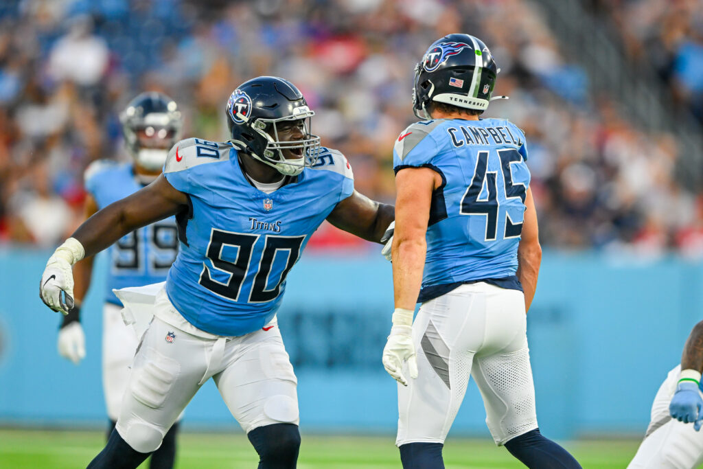 Titans place Marlon Davidson on injured list