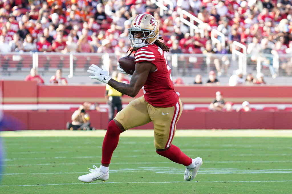 Demarcus Robinson and George Kittle and San Francisco 49ers — Robinson to IR Deepens 49ers WR Depth Crisis Mid-Season