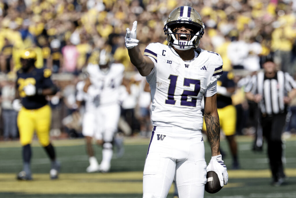 Washington WR Denzel Boston To Enter 2026 NFL Draft
