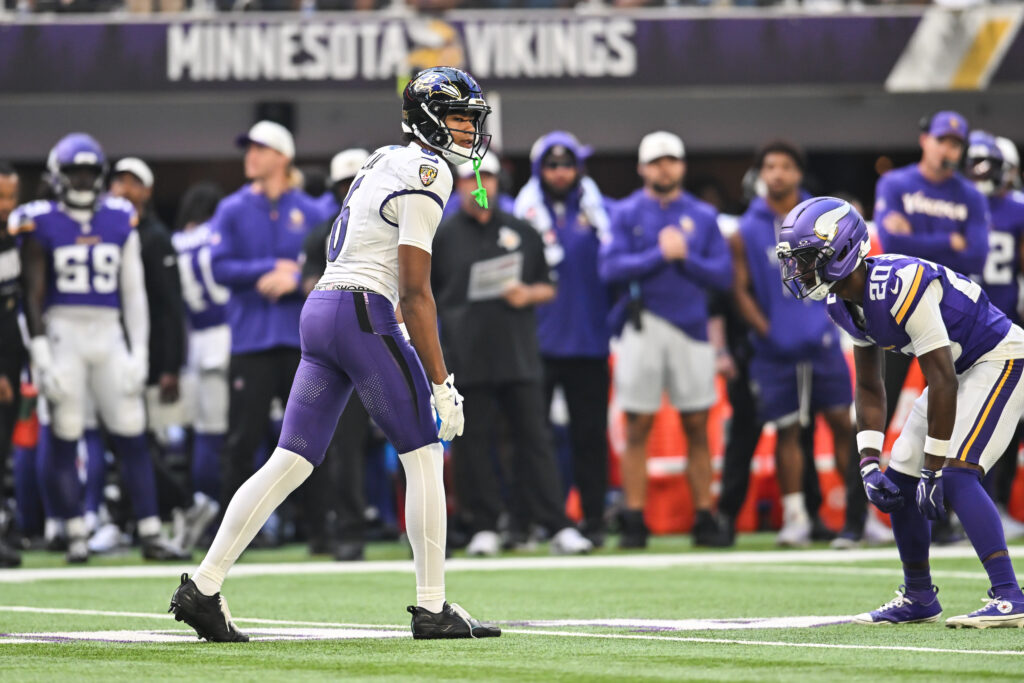 Ravens Rookie WR Ja'Kobi Lane Fractures Wrist